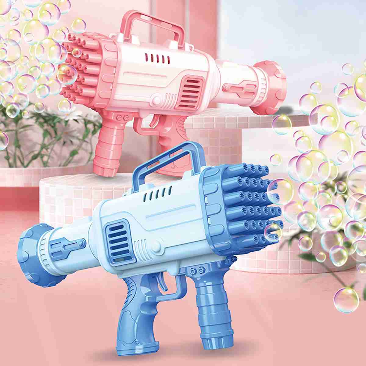 PISTOLA DE BURBUJAS PARA NIÑOS