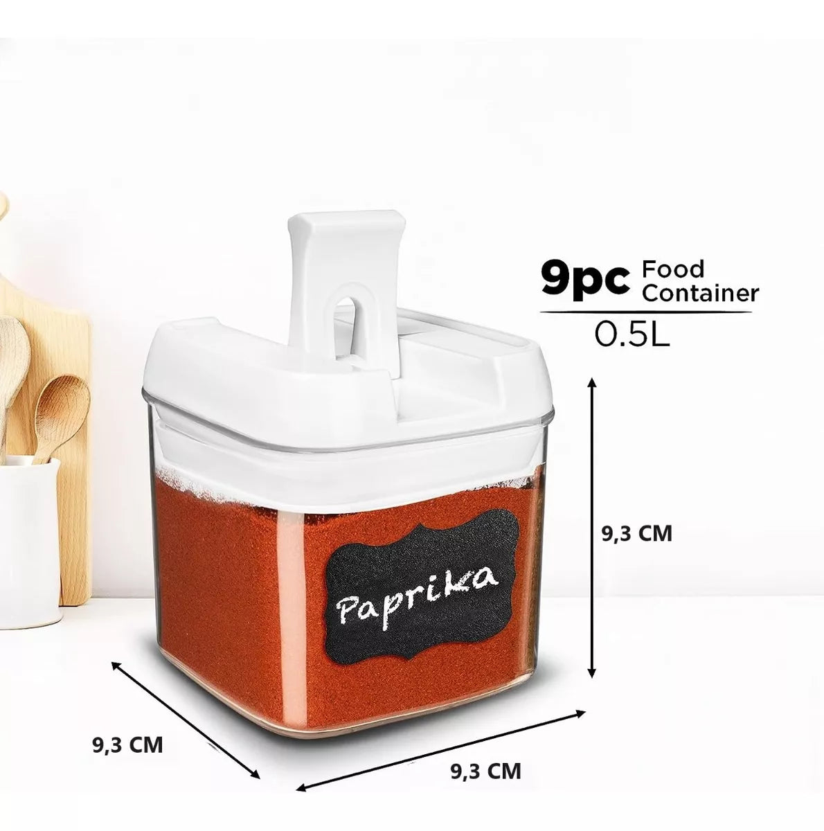 SET DE 9 CONTENEDORES HERMÉTICOS.