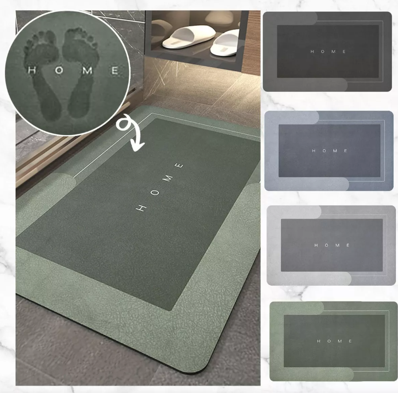 ALFOMBRA DE BAÑO ABSORBENTE Y ANTIDESLIZANTE.