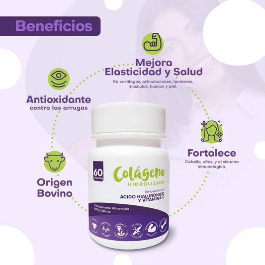 COLÁGENO HIROLIZADO CON ÁCIDO HIALURÓNICO Y VITAMINA C