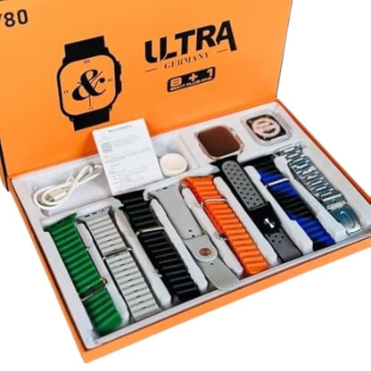 SMART WATCH ULTRA 2 MÁS 7 CORREAS INTERCAMBIABLES.