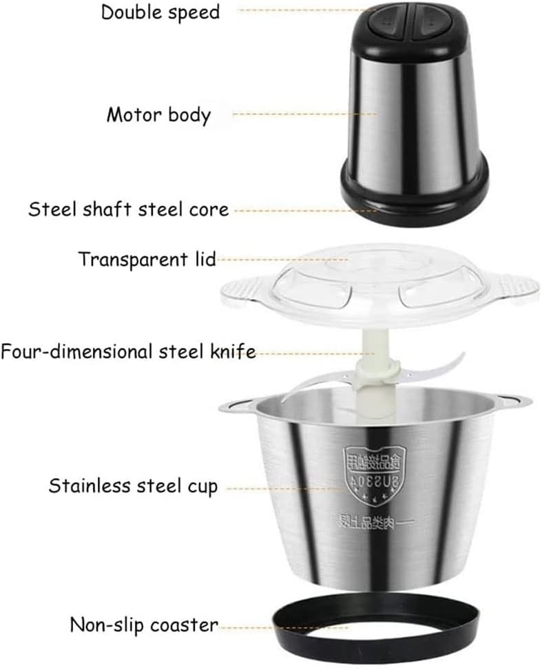 PICADORA ELÉCTRICAS PARA CARNES Y OTROS VEGETALES  2LITROS.