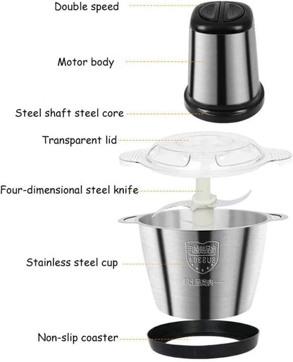 PICADORA ELÉCTRICAS PARA CARNES Y OTROS VEGETALES  2LITROS.
