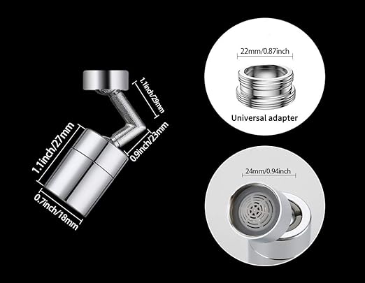 GRIFO GIRATORIO DE 720°.