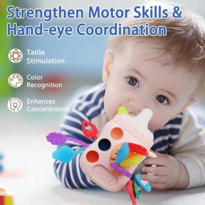 SONAJERO Y MORDEDOR PARA BEBES DESDE LOS 18 MESES.