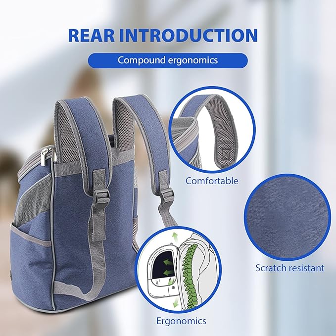 MOCHILA TRANSPORTADORA PARA MASCOTAS