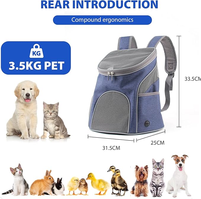 MOCHILA TRANSPORTADORA PARA MASCOTAS
