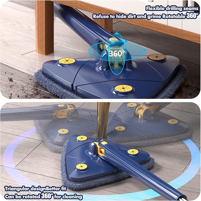 TRAPEADOR 360° DE MICROFIBRA CON EXPRIMIDOR.