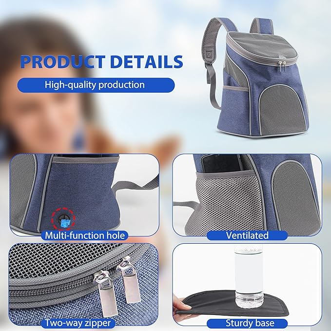 MOCHILA TRANSPORTADORA PARA MASCOTAS