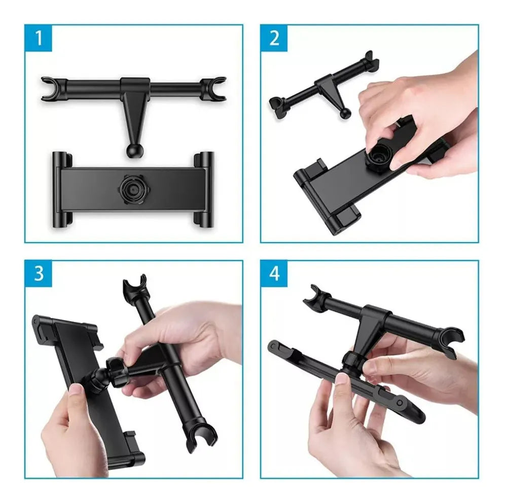 SOPORTE PARA CELULAR ASIENTO TRASERO DE AUTOMÓVIL.