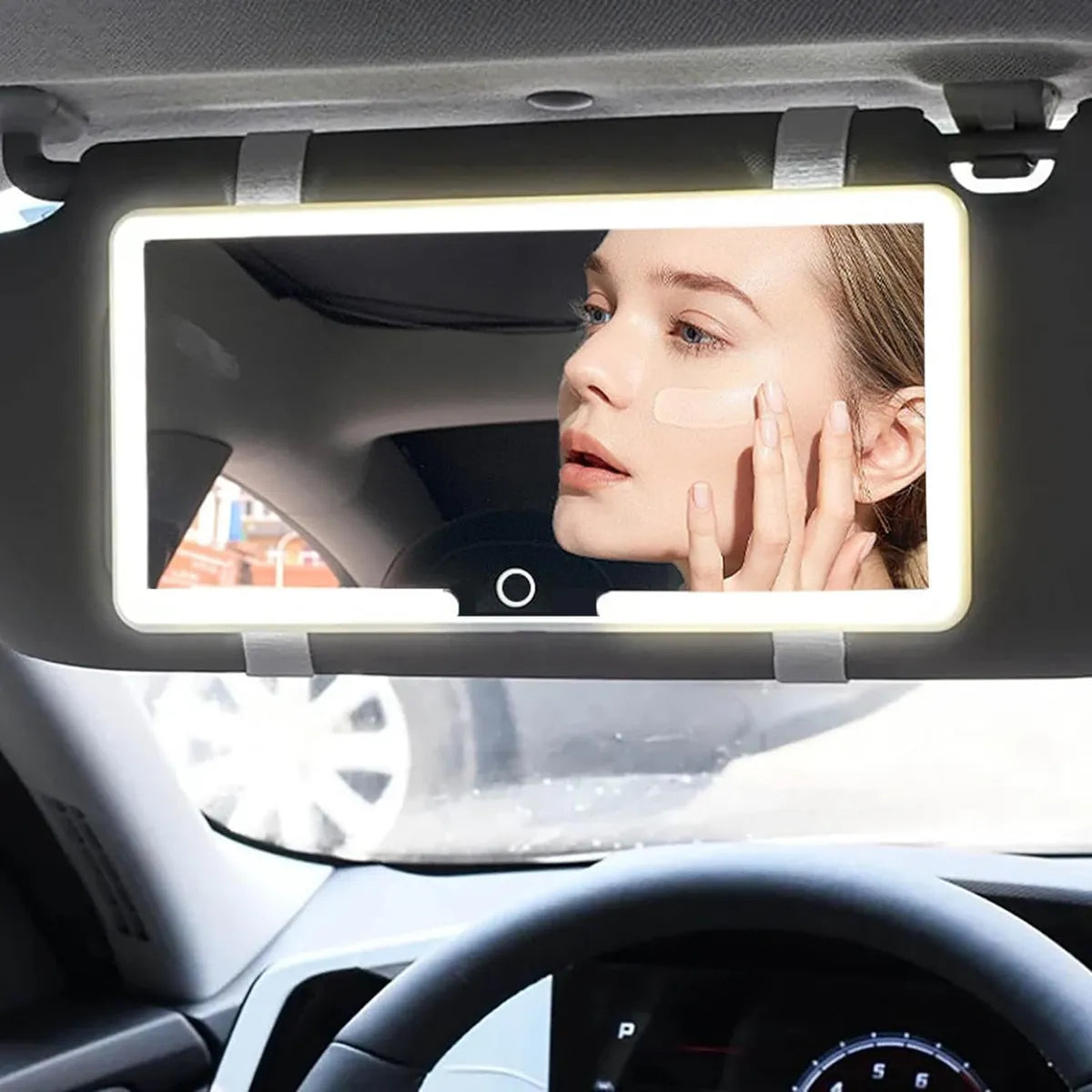 ESPEJO CON LUZ LED PARA VEHÍCULOS