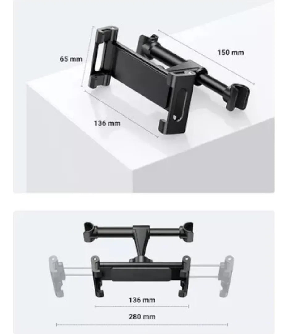 SOPORTE PARA CELULAR ASIENTO TRASERO DE AUTOMÓVIL.