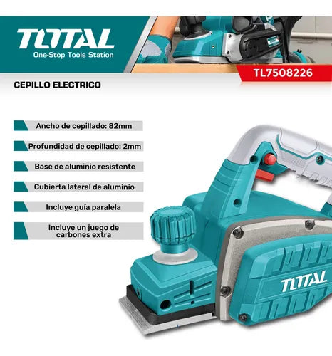 CEPILLO ELÉCTRICO TOTAL 750 W