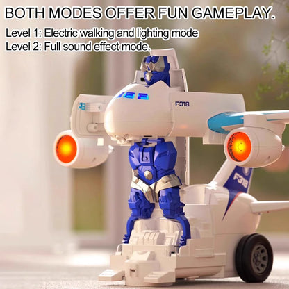 JUGUETE AVION TRANSFORMERS PARA NIÑOS